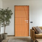 Kit Porta De Madeira 210x72cm Batente 11cm Fechadura Stilo Be