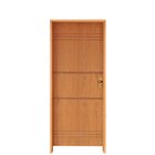 Kit Porta De Madeira 210x72cm Batente 14cm Fechadura Golf Bel