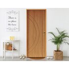 Kit Porta De Madeira 210x72cm Batente 14cm Fechadura Golf Con