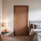 Kit Porta De Madeira 210x72cm Batente 14cm Fechadura Golf Rod