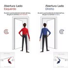 Kit Porta De Madeira 210x72cm Batente 15cm Lisa Primer Unipor