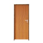 Kit Porta De Madeira 210x72cm Batente 9cm Fechadura Stilo Con