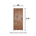 Kit Porta De Madeira 210x80cm Batente 11cm Fechadura Golf Rod