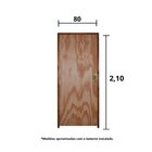 Kit Porta De Madeira 210x80cm Batente 11cm Fechadura Golf Rod