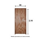 Kit Porta De Madeira 210x80cm Batente 11cm Fechadura Stilo Ro