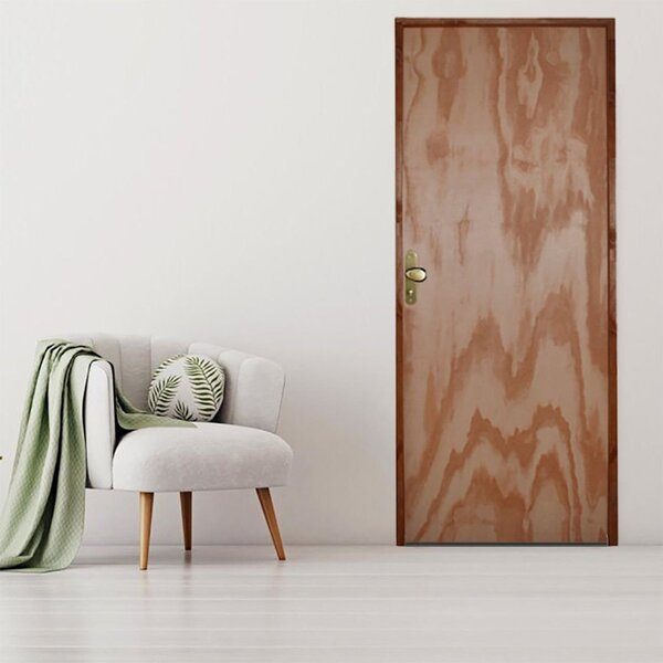 Kit Porta De Madeira 210x80cm Batente 14cm Fechadura Golf Rod