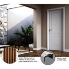 Kit Porta De Madeira 210x80cm Batente Ultra 9cm Arezzo Premiu