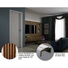 Kit Porta De Madeira 210x80cm Batente Ultra 9cm Lisa Premium