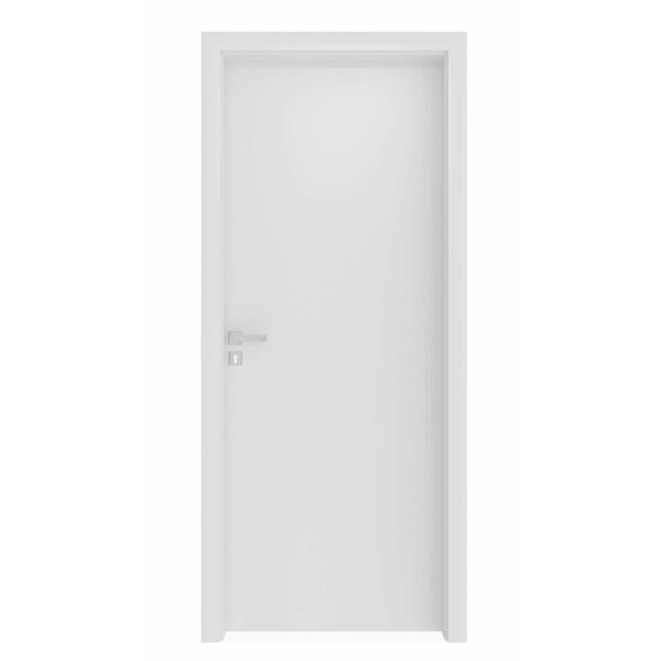 Kit Porta De Madeira 210x80cm Batente Ultra 9cm Lisa Premium