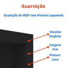 Kit Porta De Madeira 210x80cm Lisa Laqueada Esquerda Moldufam