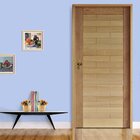 Kit Porta De Madeira 210x82cm Batente 11cm Fechadura Externa