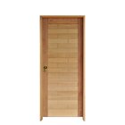 Kit Porta De Madeira 210x82cm Batente 11cm Fechadura Externa