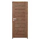 Kit Porta De Madeira 210x82cm Batente 11cm Fechadura Externa