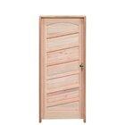 Kit Porta De Madeira 210x82cm Batente 11cm Fechadura Golf Mir