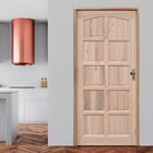 Kit Porta De Madeira 210x82cm Batente 11cm Fechadura Golf Rod