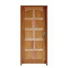 Kit Porta De Madeira 210x82cm Batente 11cm Fechadura Golf Rod