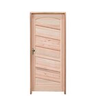 Kit Porta De Madeira 210x82cm Batente 11cm Fechadura Golf Rod