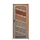 Kit Porta De Madeira 210x82cm Batente 11cm Fechadura Golf Rod