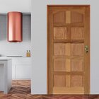 Kit Porta De Madeira 210x82cm Batente 11cm Fechadura Golf Rod