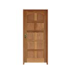 Kit Porta De Madeira 210x82cm Batente 11cm Fechadura Golf Rod