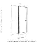 Kit Porta De Madeira 210x82cm Batente 11cm Fechadura Stilo Be