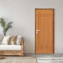 Kit Porta De Madeira 210x82cm Batente 11cm Fechadura Stilo Be