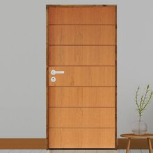 Kit Porta De Madeira 210x82cm Batente 11cm Fechadura Stilo Be