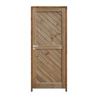 Kit Porta De Madeira 210x82cm Batente 11cm Fechadura Stilo Ro