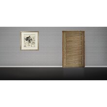 Kit Porta De Madeira 210x82cm Batente 11cm Fechadura Stilo Ro