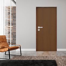 Kit Porta De Madeira 210x82cm Batente 11cm Fechadura Stilo Ro