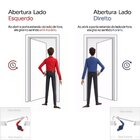 Kit Porta De Madeira 210x82cm Batente 11cm Lisa Primer Unipor