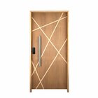 Kit Porta De Madeira 210x82cm Batente 14cm Fechadura Digital