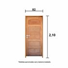 Kit Porta De Madeira 210x82cm Batente 14cm Fechadura Externa