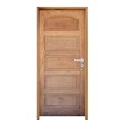 Kit Porta De Madeira 210x82cm Batente 14cm Fechadura Externa