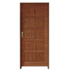 Kit Porta De Madeira 210x82cm Batente 14cm Fechadura Golf Rod