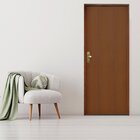 Kit Porta De Madeira 210x82cm Batente 14cm Fechadura Golf Rod