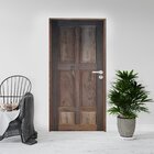 Kit Porta De Madeira 210x82cm Batente 14cm Fechadura Stilo Ro