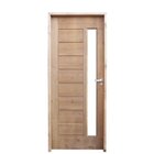 Kit Porta De Madeira 210x82cm Batente 18cm Bbv Eco Uniportas