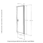 Kit Porta De Madeira 210x82cm Batente 9cm Fechadura Stilo Con