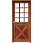 Kit Porta De Madeira 210x82cm Holandesa Maciça Madersilva Ced