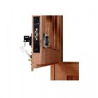 Kit Porta De Madeira 210x82cm Holandesa Maciça Madersilva Ced