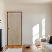 Kit Porta De Madeira 210x90cm Batente 11cm Fechadura Golf Rod