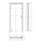 Kit Porta De Madeira 210x90cm Batente Ultra 11cm Lisa Premium