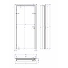 Kit Porta De Madeira 210x90cm Batente Ultra 11cm Rocca Premiu