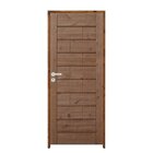 Kit Porta De Madeira 210x92cm Batente 11cm Fechadura Externa