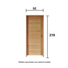 Kit Porta De Madeira 210x92cm Batente 11cm Fechadura Externa