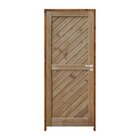 Kit Porta De Madeira 210x92cm Batente 11cm Fechadura Stilo Ro