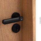 Kit Porta De Madeira 210x92cm Batente 14cm Fechadura Digital