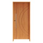 Kit Porta De Madeira 210x92cm Batente De 14cm Fechadura Rolet