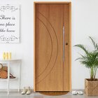 Kit Porta De Madeira 210x92cm Batente De 14cm Fechadura Rolet